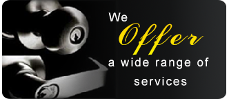We Offer A Wide Range Of Services